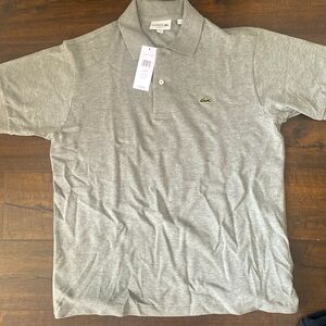 Men’s Lacoste Grey Classic Fit Polo